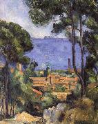 Paul Cezanne seaside scenery oil